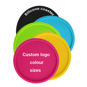 Factory Custom Non-slip Silicone coaster Non-hot Silicone Cup coaster Custom Coasters for Drink