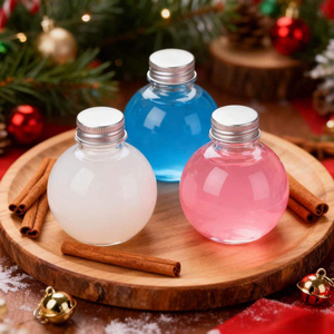 ขวดพลาสติกทรงรีขนาด 150 มล. ฝาอลูมิเนียมสีทองเงิน เกรดสำหรับอาหาร ใส ใช้สำหรับบรรจุภัณฑ์  พร้อมหัวปั๊มสเปรย์สำหรับเครื่องสำอาง - Product Image 1
