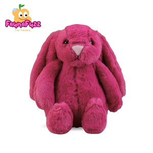 Peluche personnalisée en coton, lapin mignon à longues oreilles, certifiée EN71, 30 cm, jouet interactif pour enfants - Product Image 4