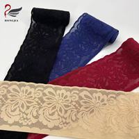 Crochet Jacquard Sangle Élastique Tricoté Fantaisie Ceinture DIY Couture Large Dentelle Garniture Bande Élastique