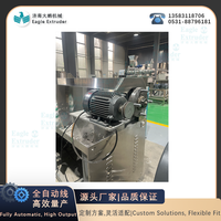 Machine d'extrusion et de formage à vis unique à contrôle de température intelligent pour gâteaux de riz fourrés / chips 3D
