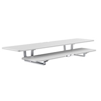 Support pour écran d'ordinateur à deux étages Pieds d'organisation de bureau pour iMac IMac MacBook Laptop Elevating Desktop Riser Screen Stand