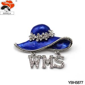 Broche en alliage XHO Chi Eta Phi Green Hat pour enfants, idéale pour les fiançailles, mariages et fêtes, cadeau pour les sororités et fraternités grecques - Product Image 2