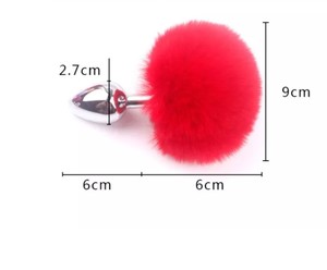 Jouets sexuels pour adultes, boule anale en peluche métallique sexy, plug anal pour femmes, jeux sexuels pour adultes - Product Image 5