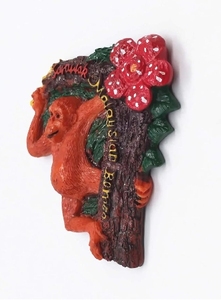 Nhựa Malaysia sarawak Borneo 3D Khỉ tủ lạnh nam châm phụ kiện nhà - Product Image 5