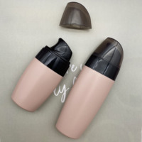 Flacon pompe cosmétique en PP personnalisé, 30 ml, 50 ml, flacon pompe rose pour crème BB, lotion, produits de soin de la peau