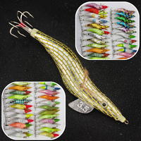 3.5 #   Leuchtende Tintenfisch-Jighaken mit 6 Edelstahlnadeln 4.0 #   Nachtleuchtfischköder für Tintenfisch-Angeln im Dunkeln