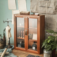 Rak Penyimpanan Kayu Vintage Fullsummer - Tempat Penyimpanan Parfum & Kosmetik untuk Meja Rias