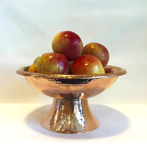 High Quality Metal Pedestal Flower Bowl Vase Latest Design <b>Copper</b> <b>Table</b> Centerpiece Decor - Product Image 1