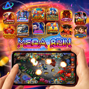 Jeu de pêche en ligne original Megaspin Thunder Dragon compatible PC, web et mobile, avec construction métallique et interface en anglais - Product Image 1