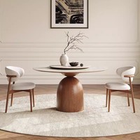 Chaise de salle à manger moderne minimaliste de luxe en bois de caoutchouc avec dossier, adaptée pour la maison, le bureau, les banquets d'hôtel, les cafés, les meubles de salon