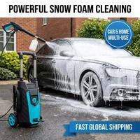 Nettoyeur haute pression électrique portable 1800W 15MPa avec canon à mousse pour le lavage de voitures et de motos
