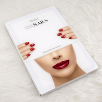 Vente en gros de nuancier pour ongles, vernis à ongles en gel acrylique portable, nuancier, boîte d'affichage, livre avec conseils pratiques pour ongles