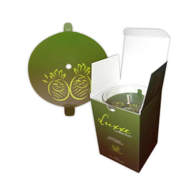 Оптовая продажа, бумажные открытки и коробки для свечей с принтом логотипа под заказ