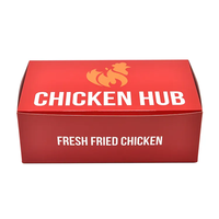 Boîte personnalisée à emporter de qualité alimentaire coréenne hot dog à emporter burger français restauration rapide papier poulet frit