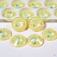 BOBOHOO coser diamantes de imitación al por mayor Rivoli forma fluorescencia Flatback Cristal Diamantes de imitación coser en vestido corpiño apliques Hijab