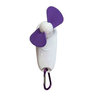 XJ884 Custom Logo <b>Mini</b> Hand-Printing Portable Climbing Carabiner Fan With LED <b>Torch</b> Light for Automotive Use and Welcome Gifts - Product Image 5