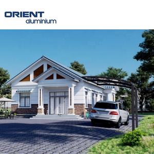 Garages en aluminium personnalisés en usine Abri de stationnement pour voitures à toit en métal et poly Abri de stationnement pour voitures au design moderne - Product Image 5