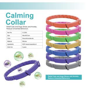 Collier apaisant pour animaux de compagnie, imperméable, anti-stress et anti-anxiété, collier aux phéromones pour chats et chiens, pour réduire les comportements indésirables - Product Image 6