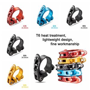 Abrazadera de sillín de bicicleta ultraligera de aleación de aluminio para MTB, soporte de sillín de ciclismo de montaña, herramienta de ajuste - Product Image 4