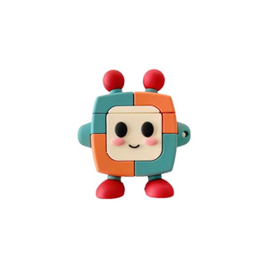 Nuevo 3D lindo Robot suave fundas de silicona auricular inalámbrico funda protectora accesorios funda para Apple Airpods 1 2 Pro - Product Image 1