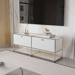 Mueble de Almacenamiento Modular Multifuncional de 2 Puertas para Sala de Estar, Aparador de Diseño Moderno para Cocina, Dormitorio y Sala de Estar - Product Image 3