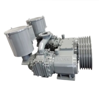 Compresor de Aire Portátil de Alta Eficiencia y Ahorro de Energía Bohai de Doble Cilindro y 37kw, Sin Aceite, con Bomba