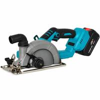 Kit de scie circulaire miniature sans fil industrielle, moteur sans balais, batterie au lithium, scie coulissante multi-matériaux pour bois, pierre, métal
