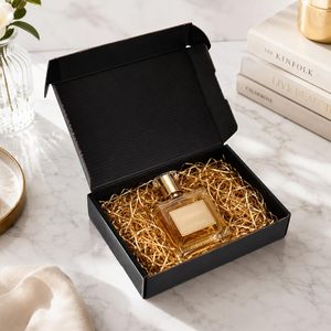 Cajas de Envío Corrugadas con Logotipo Personalizado en Relieve Dorado, Forro de Esponja, Materiales Reciclados, Forros Personalizables para Embalaje de Cosméticos - Product Image 2