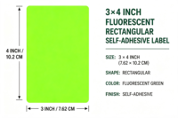 Etiquetas Autoadhesivas al por Mayor, Etiquetas de Alta Visibilidad para Escribir, para Carpetas de Archivos, Inventario y Clasificación de Documentos