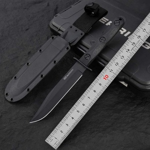 Couteau Bowie à pointe droite KB EK MODEL 5 EK45 pour le camping en plein air, acier inoxydable, manche en fibre de verre, épaisseur 4 mm, DIY OEM 20 cm - Product Image 6