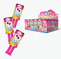 Sucettes Gélifiées Fruitées Liquides Crazy Hair, Goût Yaourt Aigre et Menthe, Multicolores pour Enfants, Boîte de 20g, Vente en Gros SLEZI FOOD