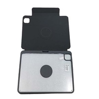 IPad Air 6/7-10.9 iPad 11 pouces universel magnétique rotatif à 360 degrés étui détachable PU + acrylique boucle Folio