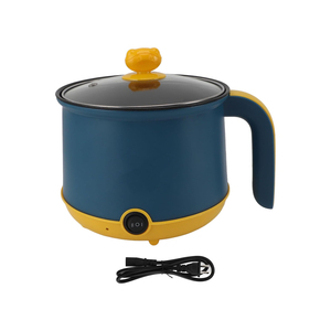 Casserole électrique multifonction portable 2024, 1,8 L, avec couvercle en verre, revêtement antiadhésif en acier inoxydable, poêle pour la maison - Product Image 1
