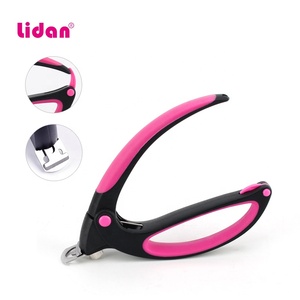 Cortaúñas en forma de U de acero inoxidable, alicates de tijeras francesas de una palabra, herramienta de manicura y pedicura, 1 unidad - Product Image 1
