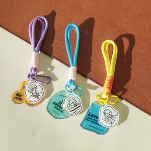 พวงกุญแจอะคริลิคแบบกำหนดเอง ลายอนิเมะ สำหรับตกแต่งกระเป๋า - Product Image 5