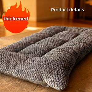 Großhandel Luxuriöse Moderne Ganzjahres-Weiche Polyester-Plüsch Haustierbetten für Hunde und Katzen Quadratisches Design Hypoallergen Umweltfreundlich - Product Image 6