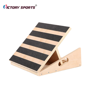 Planche inclinée en bois réglable pour exercices à domicile, étireur de mollets pour la physiothérapie - Product Image 1
