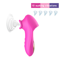Juguetes populares Vibrador Dedo Succión Masajeador Juguetes sexuales femeninos