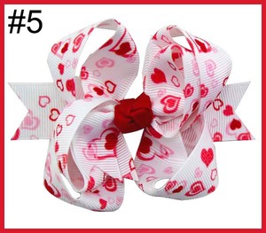 กิ๊บติดผมรูปหัวใจขนาดใหญ่ 3.5 นิ้ว ลายจูบวาเลนไทน์ สำหรับเด็กผู้หญิง หมายเลข 1-10 ของขวัญวาเลนไทน์ - Product Image 5