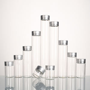 Flacone Vuoto Trasparente D30mm 12ml-110ml con Tappo a Vite in Argento, Alta Qualità in Vetro Borosilicato - Product Image 6