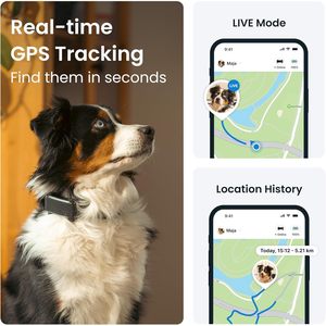 เครื่องติดตามสัตว์เลี้ยง Tractive Dog 6 GPS ระบุตำแหน่งสัตว์เลี้ยงแบบเรียลไทม์ พร้อมตรวจสอบสุขภาพสำหรับสุนัข - Product Image 2