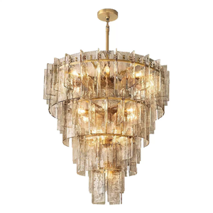 <span class=keywords><strong>Lampadari</strong></span> di cristallo di lusso di alta qualità in <span class=keywords><strong>vetro</strong></span> <span class=keywords><strong>colorato</strong></span> ramo rosso luci a sospensione per banchetti sala soggiorno Hotel - Product Image 4