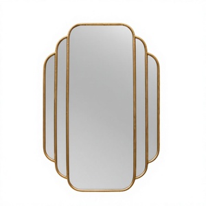 Modern <b>Rectangular</b> frame <b>mirror</b> Iron Frame Decorative Home Interior Design Feature Decor for Home Villa Restaurant - Product Image 1