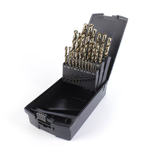 Jeu de 25 forets hélicoïdaux en acier rapide (HSS) Yongchang DIN338 M35 (Modèle 4241) pour perçage de métaux à applications multiples - Product Image 4