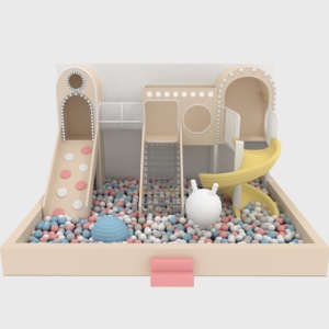 Factory Sells High Quality Slides and Ball Pits Playpen Interactive Games Kids Equipment Kids Indoor Playground Set - Product Image 2