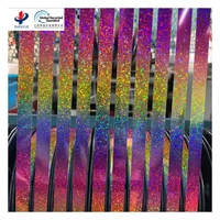 Bobine de paillettes de 12 mm avec colle au dos, utilisée pour le transfert de paillettes thermocollantes