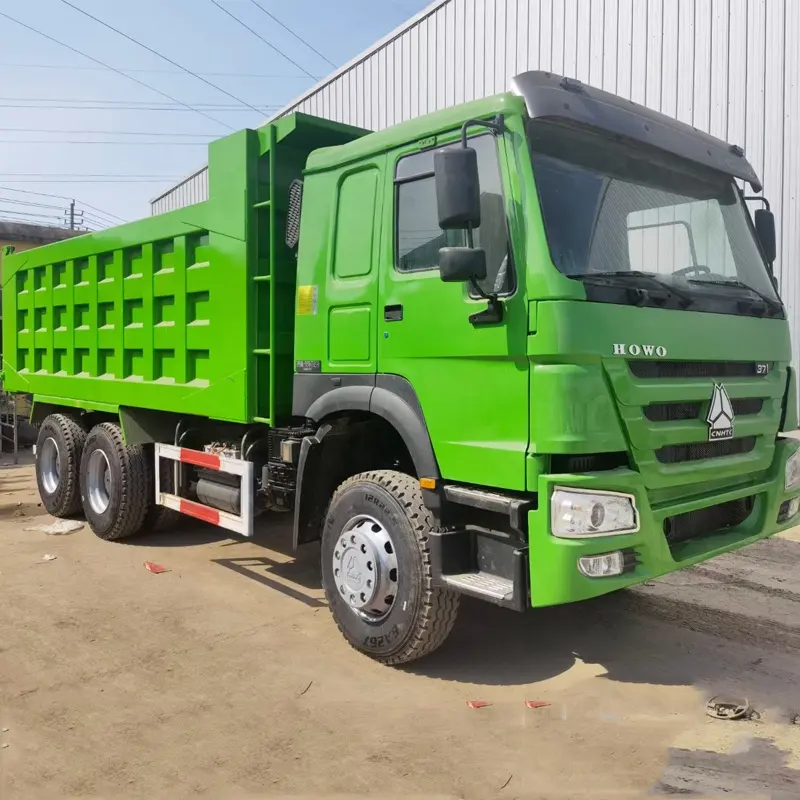 Sử Dụng Howo Sinotruck Dump Truck Tipper 8X4 12 Bánh Xe Tippers Để Bán