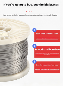 Cavo in Acciaio Inossidabile 304/316 per Uso Industriale, Sollevamento e Stendibiancheria - Product Image 3