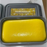 Jouet Squishy en Polyuréthane Ultra-Doux à Rebond Lent, Motif Gâteau au Lait Taro avec Paillettes, pour Soulagement du Stress et Décompression